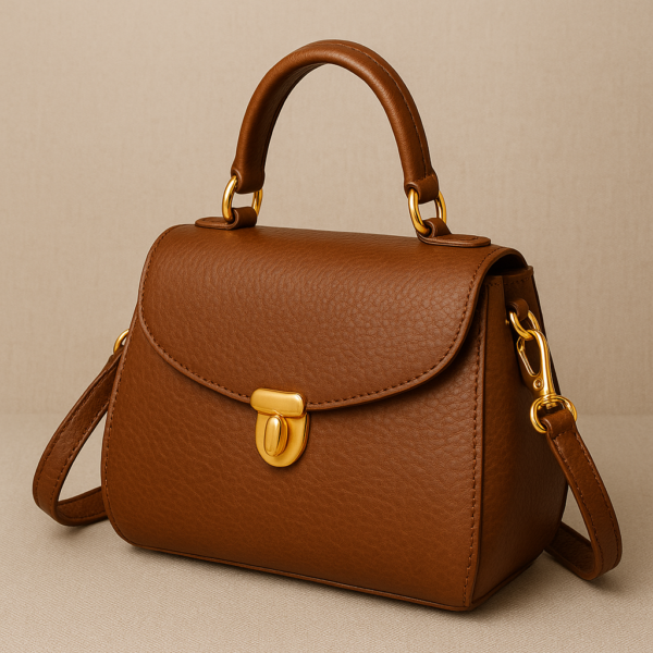 Bolso Exclusivo "Oro & Cuero"